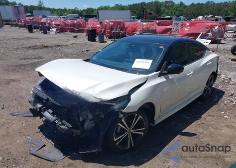 2021 Nissan Sentra Sr Xtronic Cvt из США, поврежденный, VIN 3N1AB8DV3MY250561